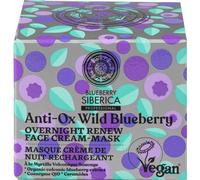Natura Siberica Blueberry Siberica Masque-crème de nuit végétalien anti-âge, 50ml