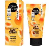 Natura Siberica Organic Shop Crème visage lissante à l'abricot pour peaux sèches 50ml