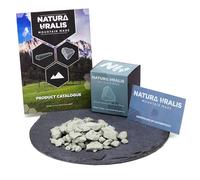 Natura Uralis Argile Bleue Cambrienne | 100g D'argile Bleue Naturelle, Bleu-Gris À Bleu Pastel - Croquant Étonnant, Texture Terreuse, Veloutée Et Ferme Satisfaisante, Sensation ASMR
