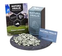 Natura Uralis Argile Bleue Cambrienne | 200g D'argile Bleue Naturelle, Bleu-Gris À Bleu Pastel - Croquant Étonnant, Texture Terreuse, Veloutée Et Ferme Satisfaisante, Sensation ASMR