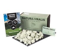 Natura Uralis Argile Verte de l'Oural | 1000g Argile Verte Naturelle, Vert Pastel à Verdoyant - Croquant Etonnant, Texture Terreuse, Veloutée et Ferme Satisfaisante, Sensation ASMR