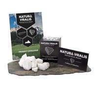 Natura Uralis Premium Belgorod Morceaux de Craie | 100g de Morceaux de Craie Blanche - Croustillant Exceptionnel, Texture Terreuse, Veloutée et Ferme, Sensation ASMR