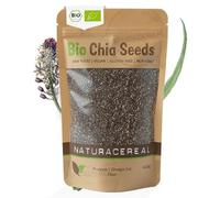 Naturacereal Graines de Chia Bio 1kg - Riche en oméga-3 et en fibres, source de protéines végétales - idéal pour les smoothies, les flocons d’avoine