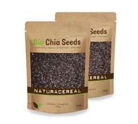 Naturacereal Graines de Chia Organique 2 kg - Oméga-3 d'origine végétale, riches en fibres et en nombreux nutriments - pour smoothies, yaourts, pâtisseries et salades