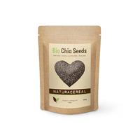 Naturacereal Graines de Chia Organique 500g - Pure qualité du Paraguay - Vegan, sans gluten, riche en fibres - Riche en oméga-3 & protéines végétales - pour smoothies, muesli & pâtisserie