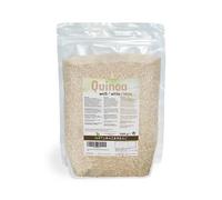 Naturacereal Quinoa blanc 1kg - Protéines de haute qualité, sans gluten, riches en nutriments et en fibres, polyvalentes et savoureuses - Pour les végétariens, les végétaliens et les sportifs