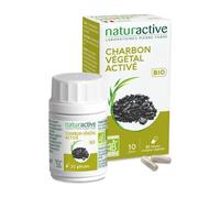 Naturactive Charbon Végétal Activé BIO 20 Capsules