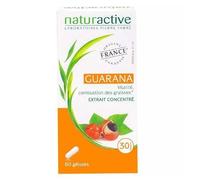 Parapharmacie en ligne > Compléments alimentaires > Compléments alimentaires pour la vitalité et les défenses immunitaires > Produits pour le tonus et la fatigue Naturactive Guarana Bio Gélules x 60