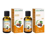 naturactive Jojoba Huile Végétale Bio 2x50 ml
