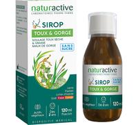 Naturactive Sirop Toux Et Gorge 120ml