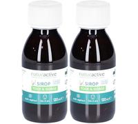 NATURACTIVE Sirop Toux & Gorge 2x120 ml