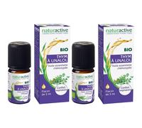 naturactive Thym vulgaire à linalol Huile essentielle BIO 2x5 ml