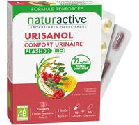 Naturactive Urisanol Confort Urinaire Flash Bio 10 Gélules + 10 Capsules