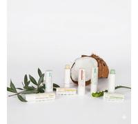 Naturaequa Baumes à lèvres naturels - 6 types différents : aloe vera, noix de coco, acide hyaluronique, arnica, olive, bave d’escargot