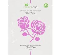 naturaequa Masque en Tissu Apaisant aux Deux Roses - 12 ml