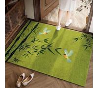 ,Natural,60*90,50×80 cm Paillasson Intérieur Antidérapant et Très Absorbant - Tapis Lavable en Microfibre Douce avec Base en Caoutchouc pour Cuisine, Salle de Bain, Entrée Maison et Animaux