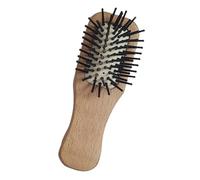 Natural Beechwood Brosse à cheveux avec massage confortable et stimulant le cuir chevelu - Accessoire de soin des cheveux - Brosse à pagaie de massage tendance