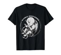 Natural Born Sinner Devil Baby Grunge Goth Emo Punk Gothique T-Shirt Graphique avec Valeur, Homme, Noir, S