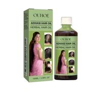 Natural Botanical Hair Oil, Rosemary Mint Scalp & Hair Strengthening Oil, Treats Dry, Damaged Hair & Promotes Hair Growth (100ml)