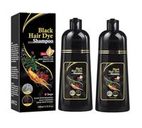 Natural Brown Black Hair Colour Shampoo, 3 in 1 Perfect Coverage, Amazing Colouring Shampoo for Coated Hair (shampooing colorant pour cheveux colorés)