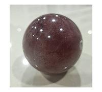 Natural Crystal Crystal Ball polie Globe Massage Balle Reiki Pierre Décoration de la maison Exquise Récupérer Souvenir Soutien spirituel(60-70mm)