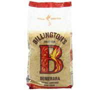 Natural Demerara sucre de canne non raffiné de Billington (de 500g) - Paquet de 2