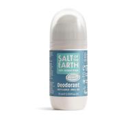 Natural Deodorant Roll On by Salt of the Earth, Ocean & Coconut - Refillable, Vegan, Long Lasting Protection, Leaping Bunny Approved, Made in the UK - 75ml