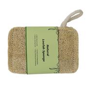 Natural Eco Friendly Loofah, Body Scrubber Pads, Shower Sponge with Hand Strap Eco-Friendly, Bath for Deep Cleansing Skin Care Spa Home Use for Men Women Teens