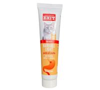 Natural Exit - Pâtes au malt pour chats, Pâtes anti-bolus pour chats, aliments complémentaires pour chats avec Taurine Omega 2 et Omega 6, Hairball Light, Tube de 75 grammes