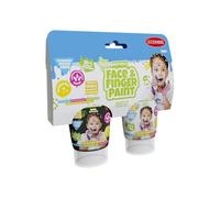 Natural Face & Finger Paint - 65 ml - Lot de 2 - Blanc & Noir