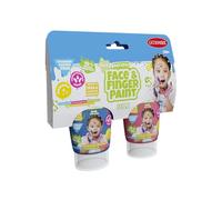 Natural Face & Finger Paint - 65 ml - Lot de 2 - Bleu & Rose