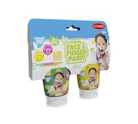 Natural Face & Finger Paint - 65 ml - Lot de 2 - Vert & Jaune