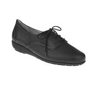 Natural Feet Larissa Chaussures à lacets pour femme en cuir de cerf véritable de largeur H, convient pour l'hallux valgus, chaussures souples et confortables avec semelles intérieures amovibles,