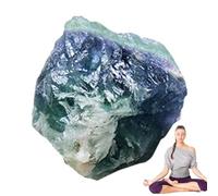 Natural Fluorite - Grand minéral de | Roche de méditation pour réglage de l'énergie, fabrication de séchoirs, affichage de fontaines, matériel de sculpture artistique