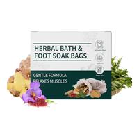 Natural Foot Soak, Relaxing Bath Bag, 10 pcs Pack with Easy Use, Stress Relief for Fatigue, Cold Dispel Bag with Gentle Blend, Daily Relaxation Supply for Home and Travel