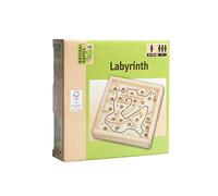 Natural Games Labyrinthe en Bois 12 x 12 cm