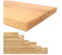 Natural Goods Berlin 1x étagère CHÊNE, Panneau d'étagère Murale, Bois de chêne Massif, Appui de fenêtre, étagère à insérer (100cm de Largeur, 25 cm de Profondeur)