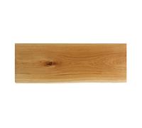 Natural Goods Berlin 1x étagère en chêne Live Edge, Panneau d'étagère Murale, Bois de chêne avec Bord Naturel (80cm de Largeur, 20-25 cm de Profondeur)