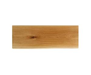 Natural Goods Berlin 1x étagère en chêne Live Edge, Panneau d'étagère, Panneau d'étagère Murale, Bois de chêne avec Bord Naturel (100cm de Largeur, 20-25 cm de Profondeur)
