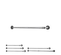 Natural Goods Berlin 1x Pipe GARD Corner, porte-vêtements, porte-manteau mural, porte-manteau suspendu, fonte malléable (Industriel, L75 x P30cm)