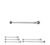 Natural Goods Berlin 1x Pipe GARD Corner, porte-vêtements, porte-manteau mural, porte-manteau suspendu, fonte malléable (Industriel, L60 x P30cm)