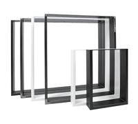Natural Goods Berlin 2X Pieds DE Table | Montage Facile | Châssis de Table en métal Noir | Idéal pour des projets DIY tels Que Table Basse, Banc, Banquette | Cadre de Table 40x30 cm