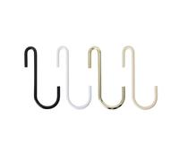 Natural Goods Berlin 9x crochet GARD FLAT, S patères, patères pour barres et bandes plates (Blanc)