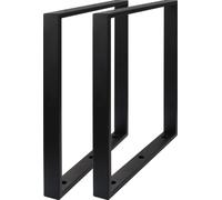 Natural Goods Berlin CADRE d'étagère, support d'étagère, support d'étagère, étagère murale, console murale, noir, 2 pièces
