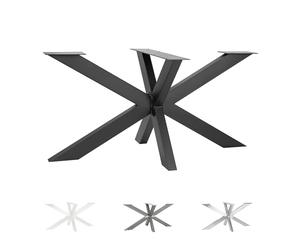 Natural Goods Berlin Châssis de Table Spider | Pieds de Table Robustes en Métal de Noir | Montage Facile | Pied pour Meuble tel Que Table Basse, Bureau & Table à Manger | 43x58x98cm