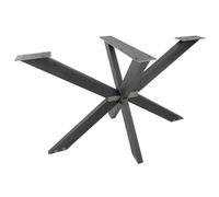 Natural Goods Berlin Châssis de Table Spider | Pieds de Table Robustes en Métal de Style Industriel | Montage Facile | Pied pour Meuble tel Que Table Basse, Bureau & Table à Manger | 71x68x120cm