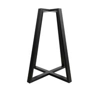 Natural Goods Berlin Colonne de table pyramide - 70 cm de haut - Pied de table en métal - Pied de meuble DIY pour table d'appoint, table de chevet, table d'ordinateur portable, tabouret - Pieds de