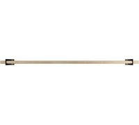 Natural Goods Berlin GARD KNIC, Barre à crochets, Patère, Barre de penderie, Noir, barre ronde en chêne 100 cm, 2 pièces