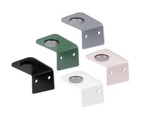 Natural Goods Berlin KLEAN Porte-Savon aimanté | Support de Savon Douche à Coller OU à percer | 2X Ancres de Savon | Antirouille & revêtement en Poudre | Porte-Savon magnétique et Solide en Gris