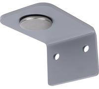 Natural Goods Berlin KLEAN Porte-savon avec aimant, porte-savon à coller ou à percer, avec 2x ancres de savon comme support magnétique, inoxydable & revêtement par poudre, flottant, gris